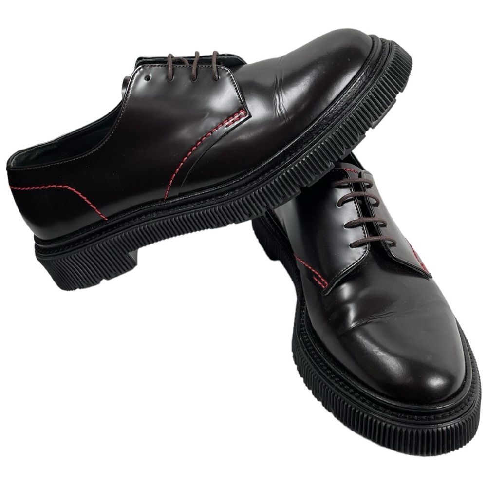 Adieu Paris Type 103 Black Leather Stitched Creeper Derby Shoes Men’s Size 10